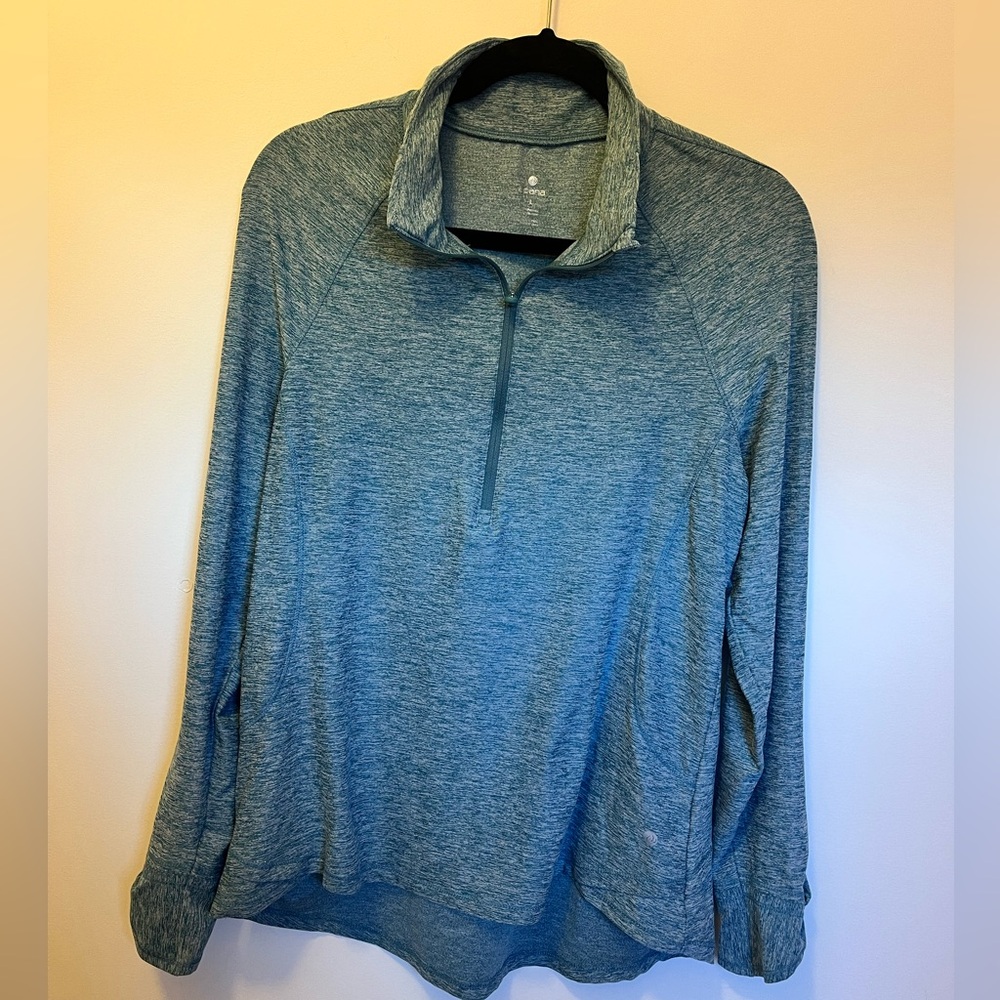 Apana Heathered Blue Top